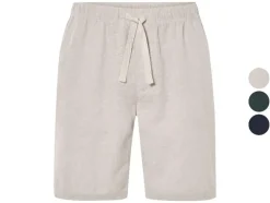 Korte linnen heren broek<LIVERGY® Best