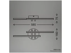LED-plafondlamp<Briloner Online