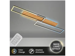 LED-plafondlamp met backlight<Briloner Outlet