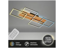 LED-plafondlamp met backlight<Briloner Outlet