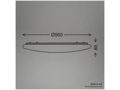 LED-plafondlamp met sterreneffect<Briloner Hot