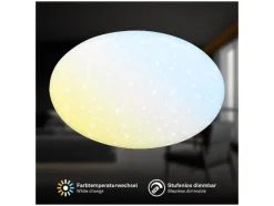 LED-plafondlamp met sterreneffect<Briloner Hot