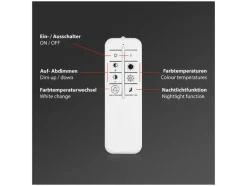 LED-plafondlamp met sterreneffect<Briloner Hot