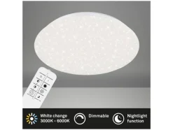 LED-plafondlamp met sterreneffect<Briloner Hot