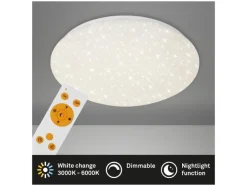 LED-plafondlamp met sterreneffect<Briloner Hot