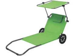 Ligbed met zonnedak<CRIVIT Discount