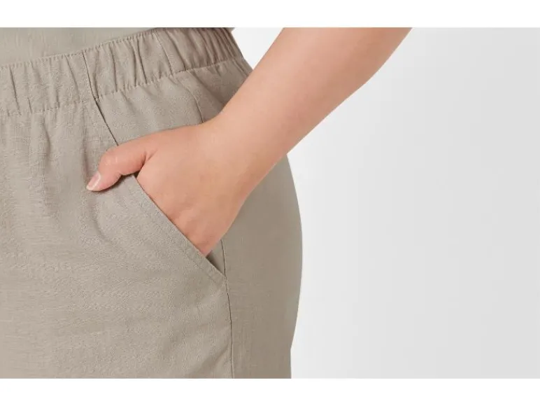 Linnen dames broek - Plus size<esmara® Outlet