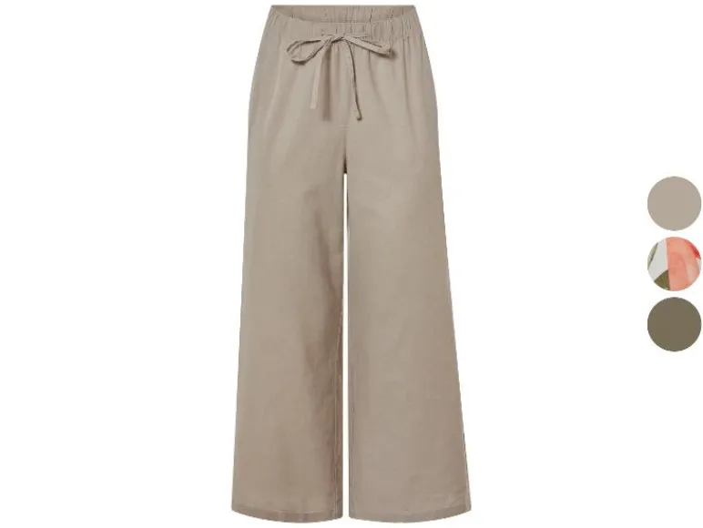 Linnen dames broek - Plus size<esmara® Outlet