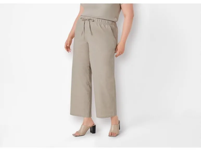 Linnen dames broek - Plus size<esmara® Outlet