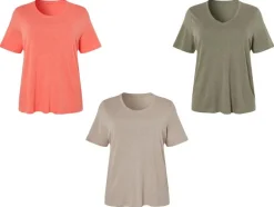 Linnen dames T-shirt - Plus size<esmara® Discount