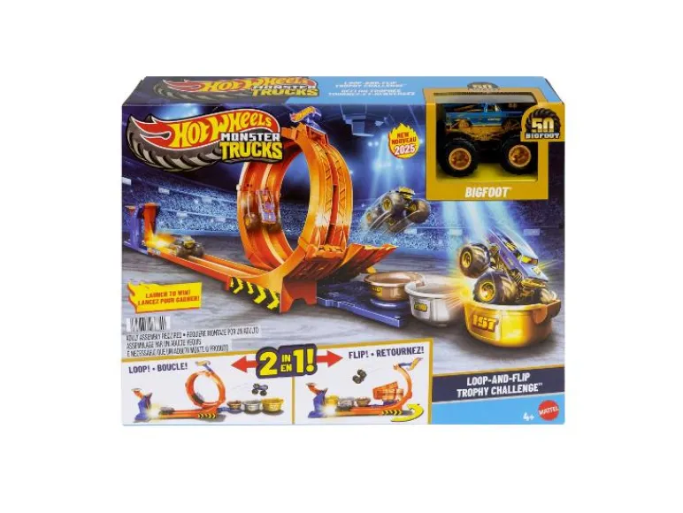 Monster Trucks Loop and Flip Trophy Challenge<Hot Wheels Best
