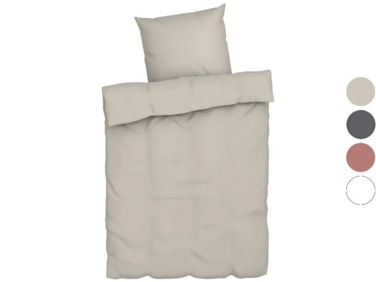 Mousseline dekbedovertrek 140 x 200 cm<LIVARNO home Discount