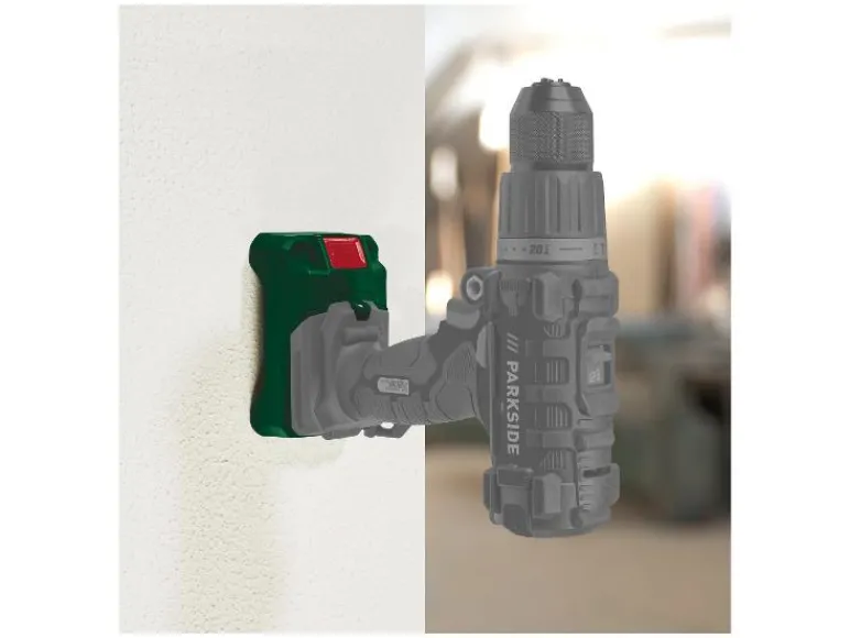 Muurbeugel voor 20 V accu of 20 V accu-boormachine<PARKSIDE® Discount