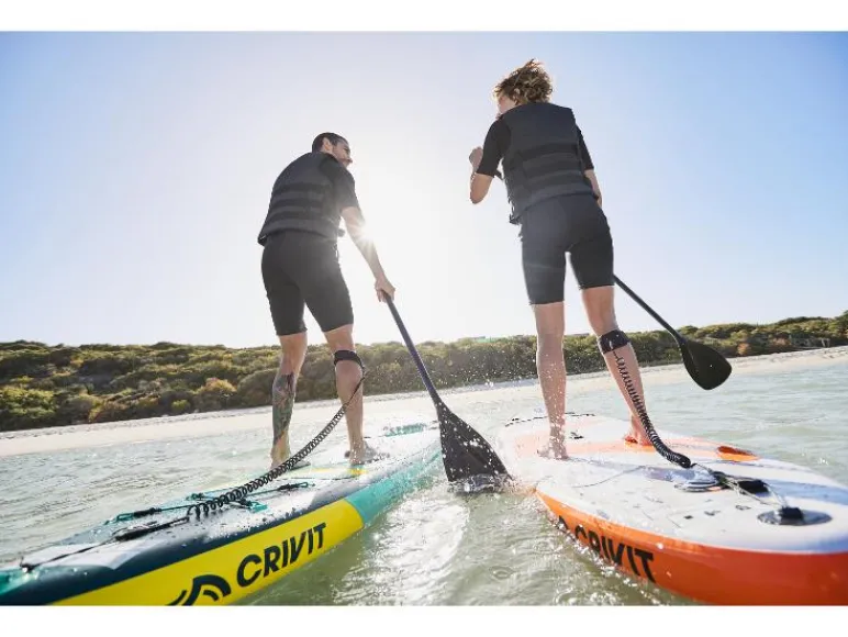 Opblaasbaar SUP-board Allround met kijkvenster<CRIVIT Hot