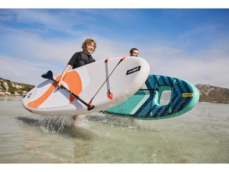 Opblaasbaar SUP-board Allround met kijkvenster<CRIVIT Hot