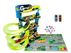 Parkeergarage met accessoires en speelkleed<Molto Hot