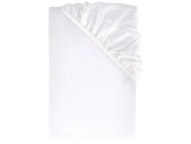 Percale hoeslaken 90-100 x 200 cm<LIVARNO home Discount