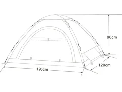 2-persoons tent Easy Set-Up<Rocktrail Outlet