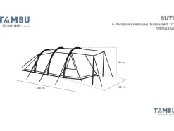 4-persoons tent Suti<TAMBU Outlet