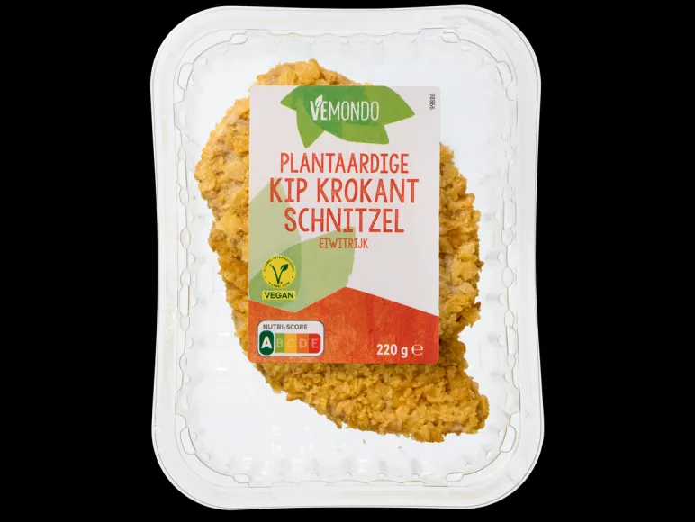 Plantaardige kipkrokantschnitzels< Sale