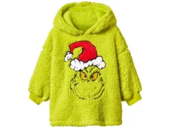 Pluche oversized kinder kersthoodie The Grinch< Discount