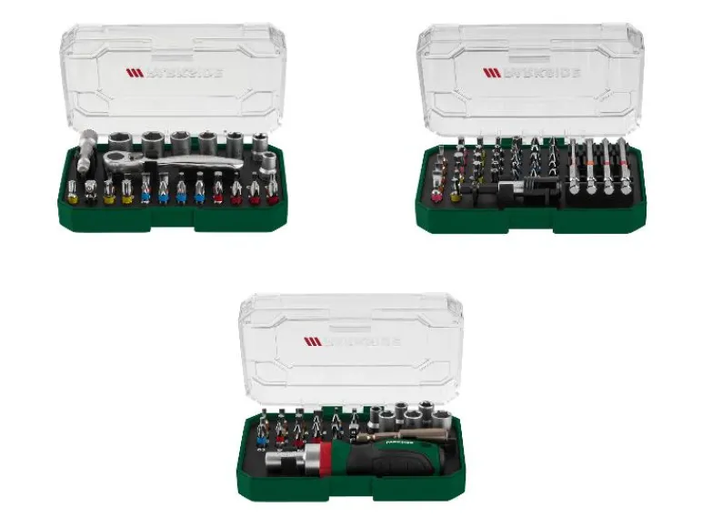 Ratel-bitset, bitset of bit- en dopsleutelset<PARKSIDE® Hot