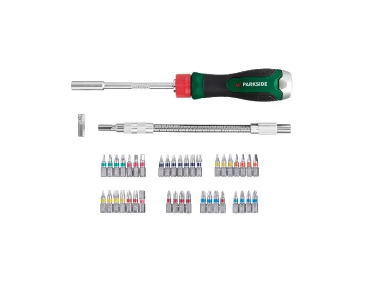 Ratelschroevendraaier- en bitset<PARKSIDE®