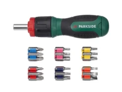 Ratelschroevendraaier met bitset<PARKSIDE® Clearance