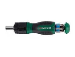 Ratelschroevendraaier met bits<PARKSIDE® Sale