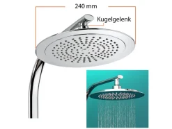 Regendouchekop Stiloval<Eisl Sale