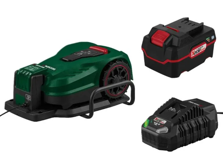 Robotmaaier 20 V met 4 Ah accu's en 4,5 A lader<PARKSIDE® Online