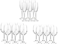 Rodewijnglazen, wittewijnglazen of champagneglazen<LIVARNO home Hot