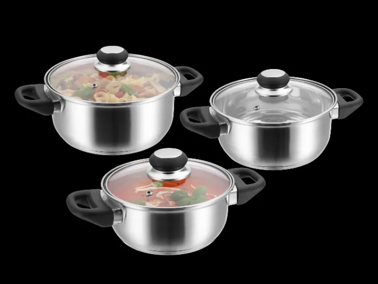 RVS pannenset<SILVERCREST® Clearance