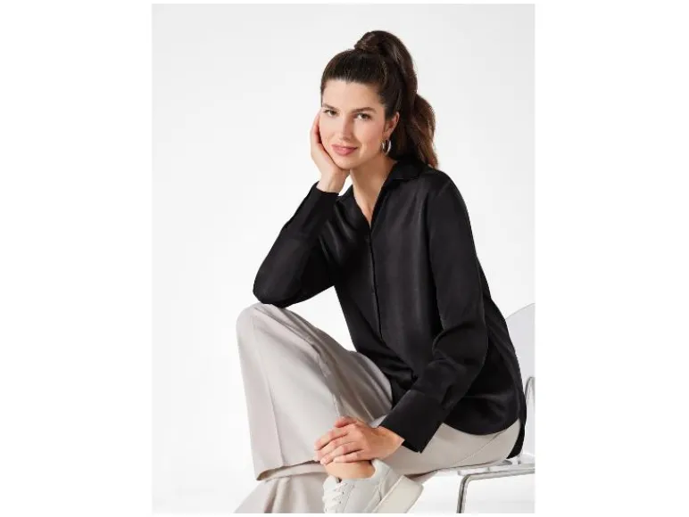 Satijnen dames blouse<esmara® Best