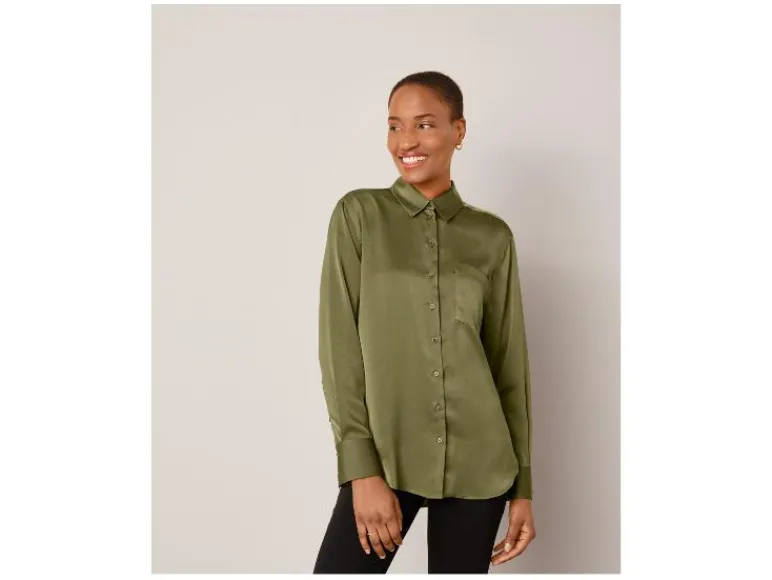 Satijnen dames blouse<esmara® Online