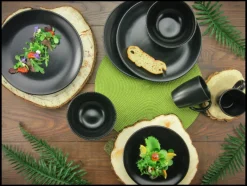 Serviesset Black Matt 16-delig<Creatable Best
