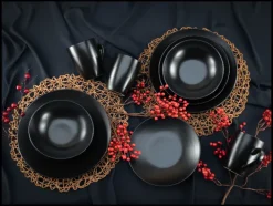 Serviesset Black Matt 16-delig<Creatable Best