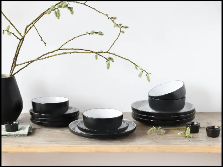Serviesset Nordic Cool Black<Creatable Outlet