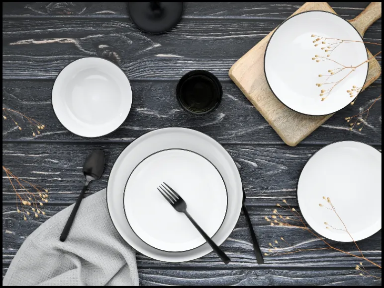 Serviesset Nordic Cool Black<Creatable Outlet