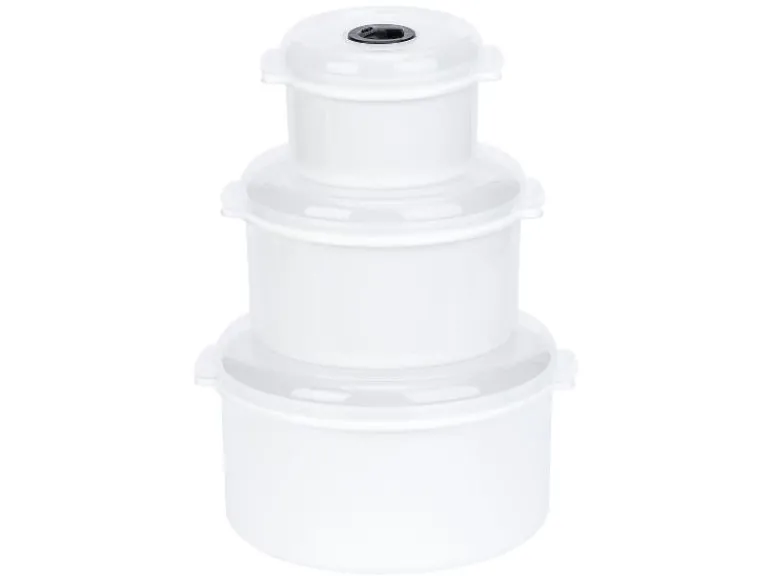 Set magnetronbakjes met deksel<LIVARNO home Outlet