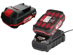 Set van 2 accu's 20 V - 2 Ah en 1 lader - 2,4 Ah<PARKSIDE® New