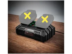 Set van 2 accu's 20 V - 2 Ah en 1 dubbele lader - 4,5 A<PARKSIDE® Sale