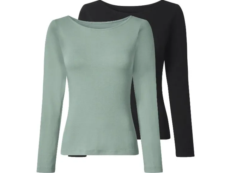 Set van 2 dames longsleeves<esmara® Discount