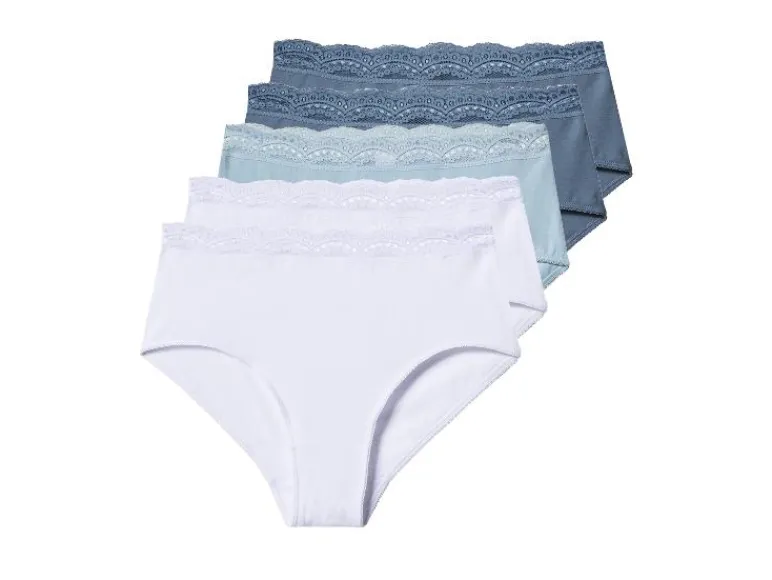 Set van 5 dames onderbroeken met kant<esmara® Sale