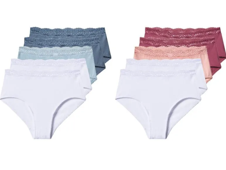 Set van 5 dames onderbroeken met kant<esmara® Sale