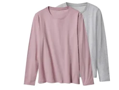 Set van 2 dames shirts met lange mouwen<esmara® Outlet