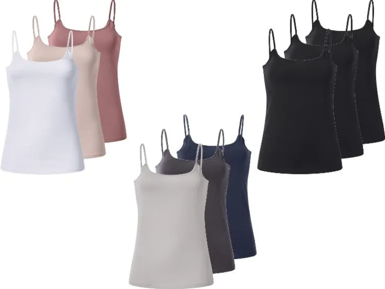 Set van 3 dames spaghettitops<esmara® Best