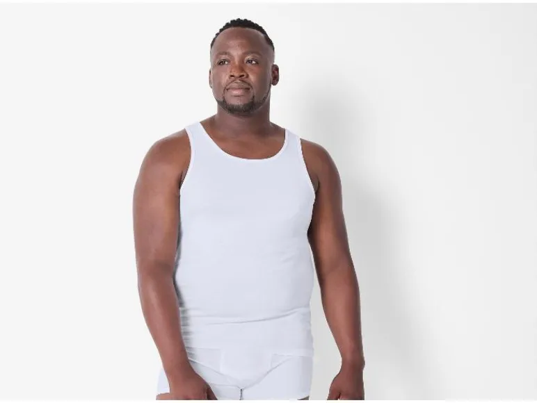 Set van 3 fijnrib heren hemden - Plus size<esmara Men Discount