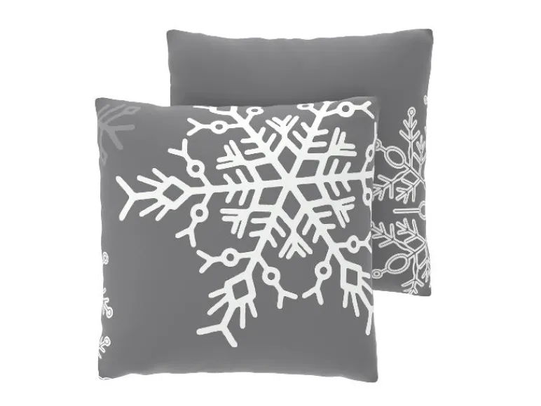 Set van 2 fleece kussenslopen 60 x 50 cm<LIVARNO® New