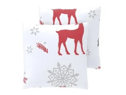 Set van 2 fleece kussenslopen 60 x 50 cm<LIVARNO® New